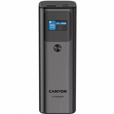 CANYON powerbanka PB-2010, 27000mAh, 2x USB-C 140W PD3.1,...