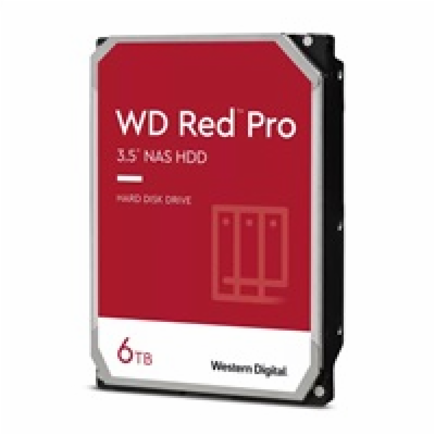 WD RED Pro NAS WD6005FFBX 6TB SATAIII/600, 512MB cache, CMR