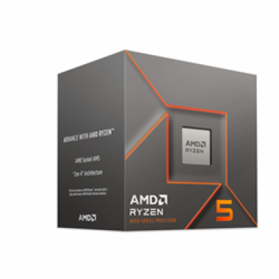 CPU AMD RYZEN 5 8400F, 6-core, až 4,7GHz, 22MB cache, 65W...