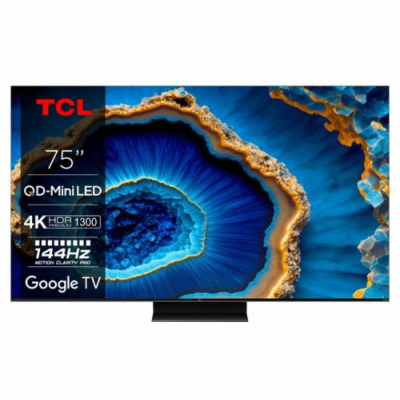 TCL 75C805 TV SMART Google TV QLED/191cm/4K UHD/4000 PPI/...