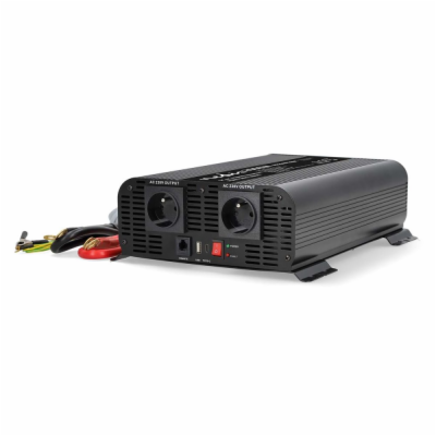 NEDIS měnič napětí/ čistá sinusoida/ 12 V DC/230 V AC 50 ...