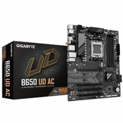 GIGABYTE MB Sc AM5 B650 UD AC, AMD B650, 4xDDR5, 1xDP, 1x...