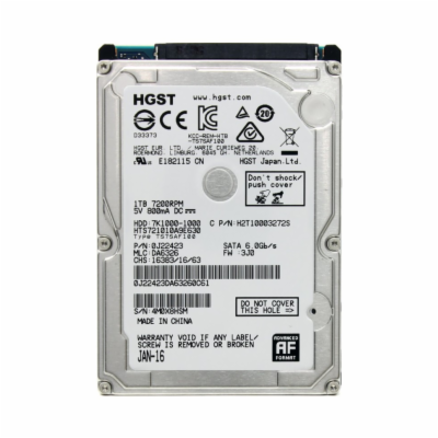 HGST HTS721010A9E630 2.5" - 1TB HDD Pevný disk HGST s vys...