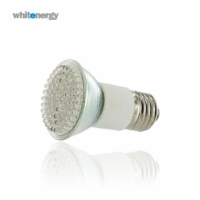 WE LED žárovka 80xLED 3W E27 230V teplá bílá