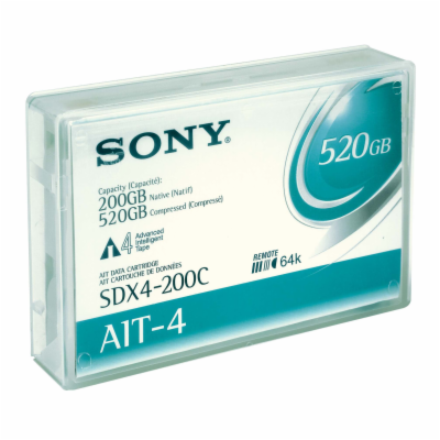 SONY páska SDX4-200C - AIT 4 TAPE 200/520GB