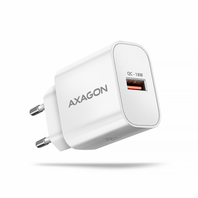 AXAGON ACU-QC18W, nabíječka do sítě 18W, 1x port USB-A, Q...