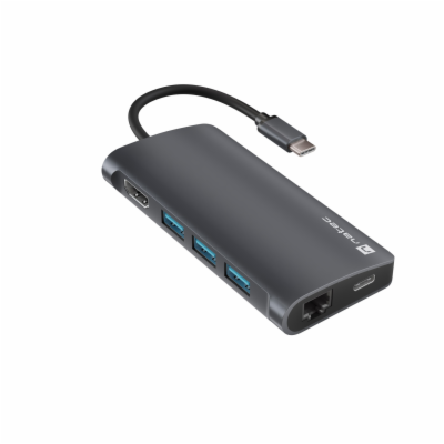 Natec multiport adaptér FOWLER 2 3X USB 3.0 HUB, HDMI 4K,...