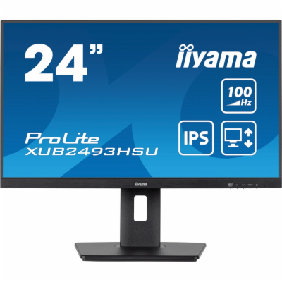 iiyama ProLite/XUB2493HSU-B6/23,8"/IPS/FHD/100Hz/1ms/Blac...