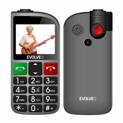 EVOLVEO EasyPhone FL, mobilní telefon pro seniory s nabíj...