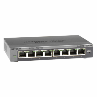 Netgear 8PT GIGABIT PLUS SWITCH - GS108E-400PES