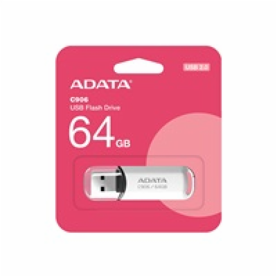 ADATA C906/64GB/USB 2.0/USB-A/Bílá