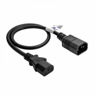 Akyga kabel prodlužovací napájecí k PC, 250V, IEC C13 / C...