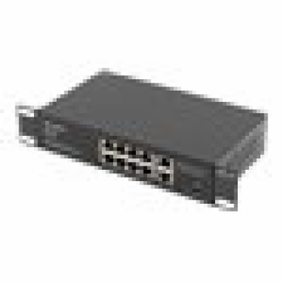 LANBERG switch PoE 19inch 10-port 100MB 8 ports PoE 30W/p...