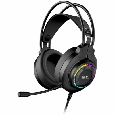 GENIUS GX GAMING headset - HS-GX580U/ USB/ RGB LED/ ovlád...