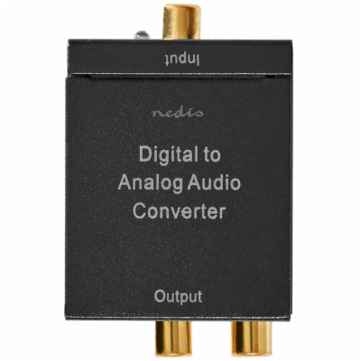 NEDIS digitální audio převodník/ vstup 1x digitální RCA /...