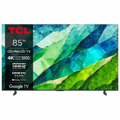 TCL 85C855 SMART TV 85" QLED/4K UHD/Mini LED/4xHDMI/144Hz...