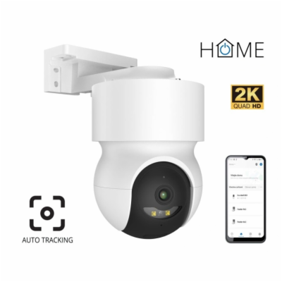 iGET HOME Camera CS8 White - WiFi 2K IP kamera otočná, no...