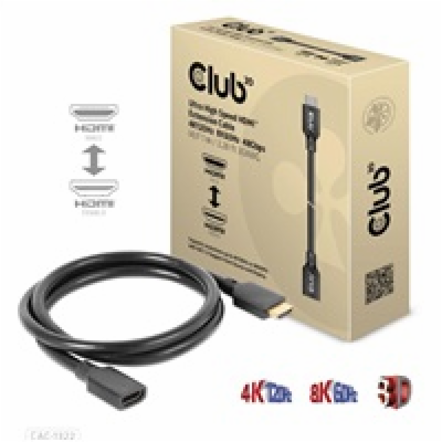 Club3D prodlužovací Ultra rychlý HDMI kabel, 4K120Hz, 8K6...