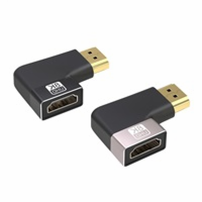 PREMIUMCORD Adaptér spojka 8K HDMI A - HDMI A, F/M, do úh...