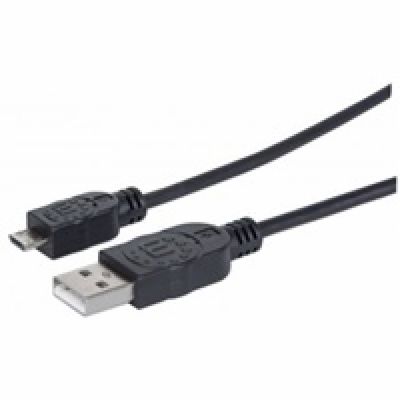 MANHATTAN Kabel propojovací USB 2.0  A Male / Micro-B Mal...