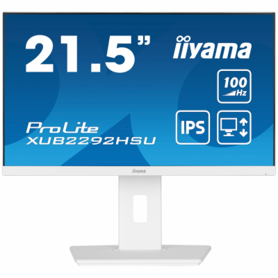 iiyama ProLite/XUB2292HSU-W6/21,5"/IPS/FHD/100Hz/0,4ms/Wh...