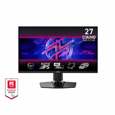 MSI MPG/274URF QD/27"/IPS/4K UHD/160Hz/0,5ms/Black/2R