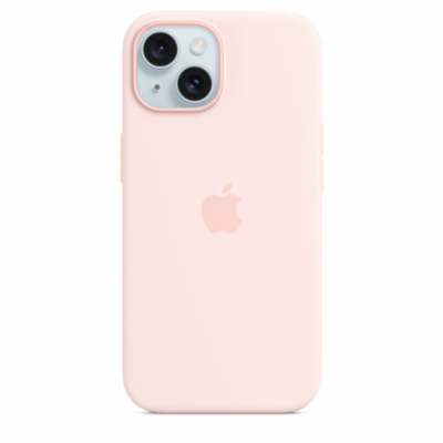 iPhone 15+ Silicone Case with MagSafe - Light Pink