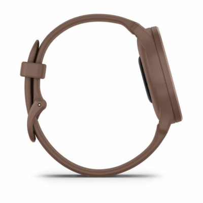 Garmin vívomove Sport Peach Gold/Cocoa, silikonový řemínek