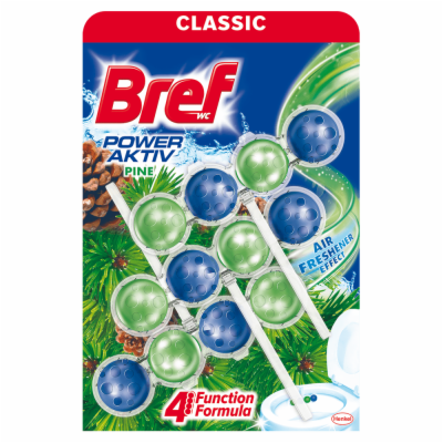 Bref WC blok Power Aktiv Pine 3x50g 