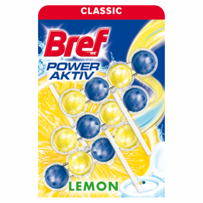 Bref WC blok Power Active Lemon 3x50g