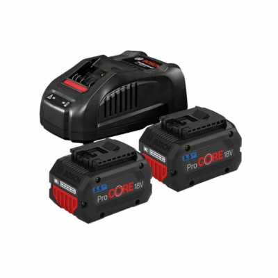 Bosch 2x GBA ProCORE18V 5.5 Ah + GAL 1880 CV Professional...