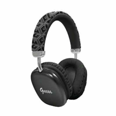 Guess Metal Script Logo Bluetooth Stereo Sluchátka Black ...