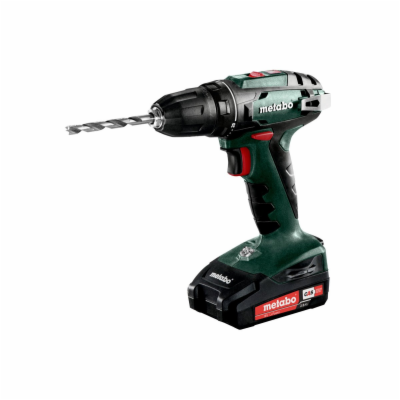 Metabo BS 18 Aku vrtací šroubovák, 18V 2x2Ah Li-Power, Na...