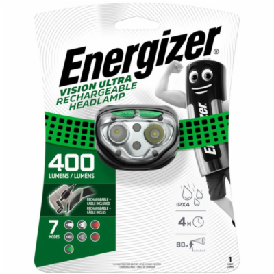 Energizer čelová nabíjecí svítilna - Headlight Vision Rec...