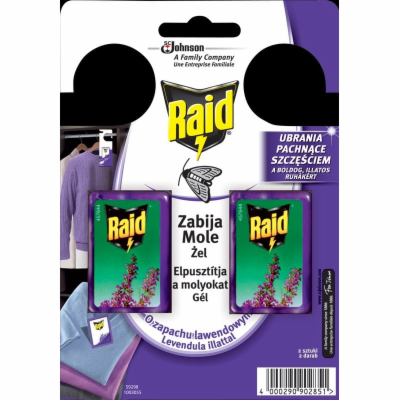 Raid Proti molům gel levandule 2 x 3 g Raid proti molům s...