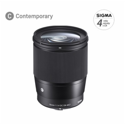 SIGMA 16mm F1.4 DC DN Contemporary pro Canon M