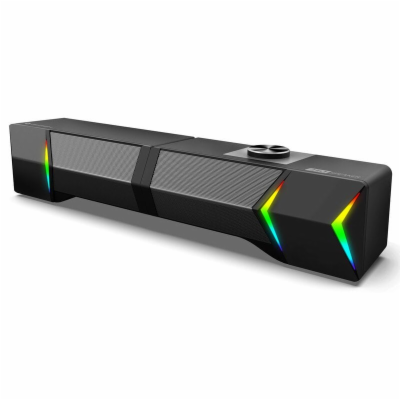 GoGEN 2in1 (reproduktor/soundbar) s BT, RGB, černé