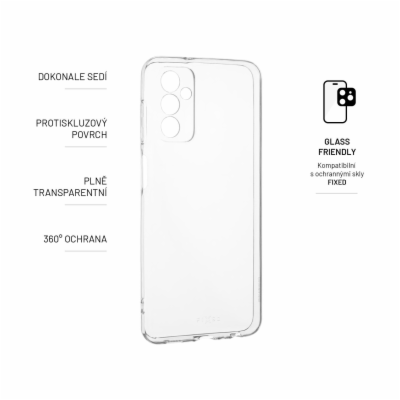 TPU gelové pouzdro FIXED pro Samsung Galaxy M13, čiré