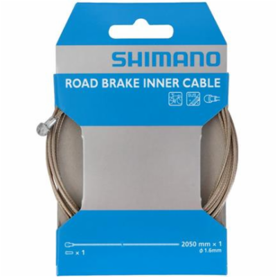 Brzdové lanko SHIMANO silniční nerez ocel, 1,6mm x 2050mm