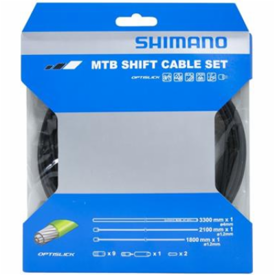 Řadící lanka SHIMANO set pro MTB OT-SP41 OPTISLIC černý