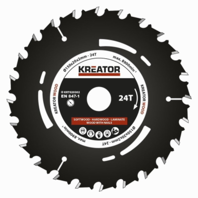 Kreator KRT020302 - Pilový kotouč pro ponorné pily 150mm,...