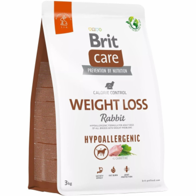 Brit Care Dog Hypoallergenic Weight Loss, 3kg granule pro...