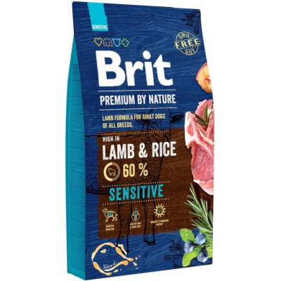 Brit Premium by Nature Sensitive Lamb 8kg granule pro psy