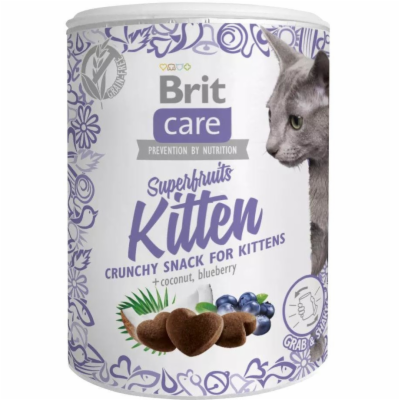 Brit Care Cat Snack Superfruits Kitten 100g pamlsky pro k...