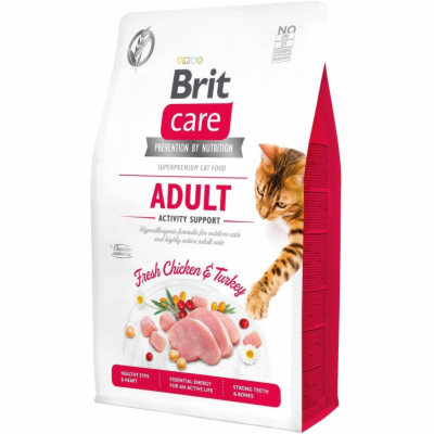 Brit Care Cat Grain-Free Adult Activity Support, 2kg gran...