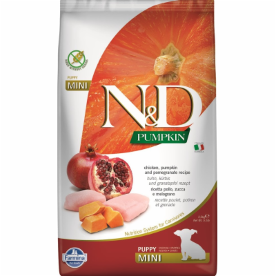 N&D PUMPKIN DOG Puppy Mini Chicken & Pomegranate 2,5kg gr...