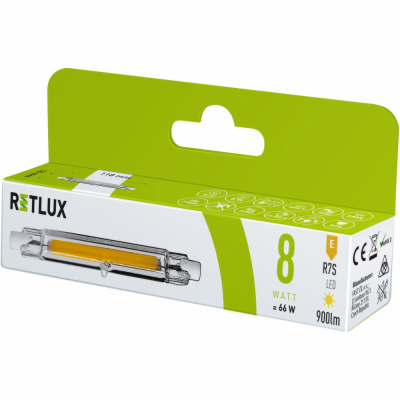 Retlux RLL 458 R7s J118 LED žárovka 8W