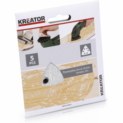 Kreator KRT210053 - 5x Brusný papír 3 x 90 na barvu - G40