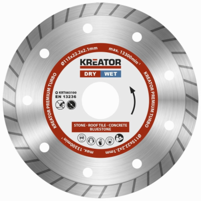 Kreator KRT083100 - Diamantový kotouč celoobvodový 115mm ...