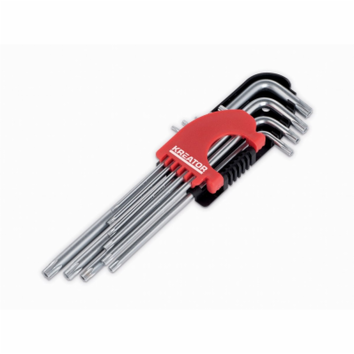 Kreator KRT408303 - Sada klíčů HEX dlouhé 9ks TORX